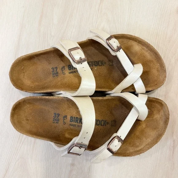 Birkenstock Mayari Pearl White 37 7 women’s sandals - Picture 3 of 4